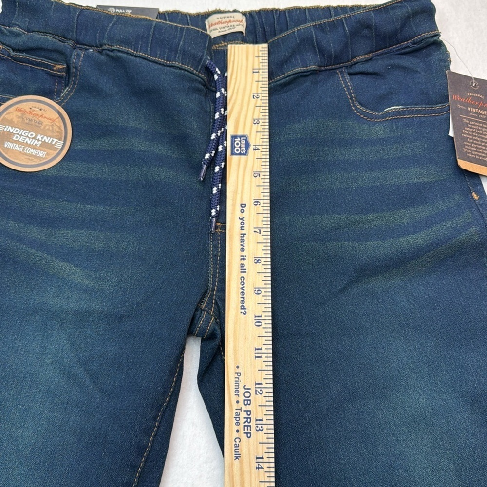 Girls weatherproof vintage pull on denim jeans size XL 16 18 dark wash blue - Picture 3 of 11